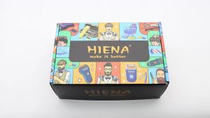Hiena | HIENA Pro Hair Clipper Kit 3-Piece Cordless Grooming Set with LED Display USB Fast Charging for Home Salon