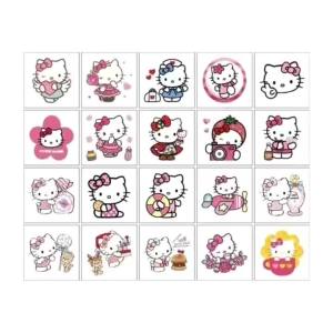 Sanrio | Hello Kitty Waterproof Temporary Tattoos for Adults And Kids - Perfect for Party Decorations DIY Face Or Arm Art And Unique Gift