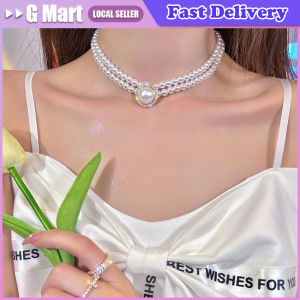 Womens Bride Wedding Jewelry Set Rhinestone Faux Pearl Necklace Bracelet Earring 307A-Pearl-Jewelry