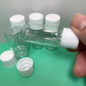 Hũ chiết 10ml nắp tròn sẵn seal (10 hũ) lọ chiết tinh dầu mực xăm nhựa PET trong chai chiết 10ml