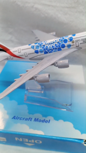 Emirates Expo A380 6 PREMIUM Diecast Airplane Model 16cm Collectible Aircraft with Display Stand