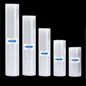 Sous Vide ถุงม้วนสำหรับบรรจุภัณฑ์เครื่องบรรจุสูญญากาศกระเป๋าสูญญากาศเก็บอาหารสำหรับเครื่องปิดผนึกสูญญากาศ