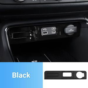 For Honda CR-V 6th Gen 2023 2024 2025 CRV Hybrid ABS Car Central Control USB Port Trim Frame Cover Auto Styling Accessories