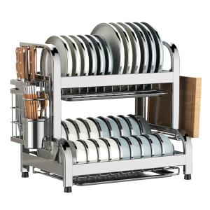 B&W | Multifunctional 304 Stainless Steel Kitchen Storage Rack