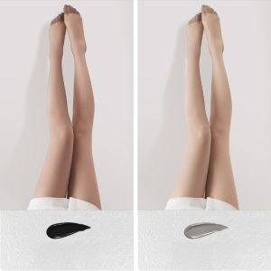 MiiOW | ถุงน่องผ้าไหมบางเฉียบสำหรับผู้หญิง MiiOW ฤดูใบไม้ผลิและฤดูร้อน ความรู้สึกระหว่างผิว ปกป้องแสงแดด บำรุงผิว สีเนื้อ ถุงน่องลำลอง