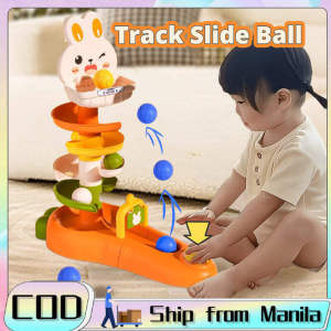 Kids Fun Track Slide Ball Tower Toys Baby Push Shooting Stacks of High Puzzle Rolling Toy