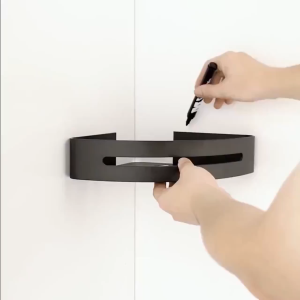 PH  [READY STOCK] Bathroom Shelf Toilet Rack Accessories Bathroom Storage Corner Shelve Kitchen Wall Dinding Shampoo