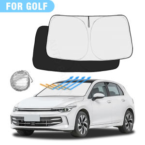 For Volkswagen VW Golf 2015-2022 Car Windshield Sunshade Cover Front Window Sun Shade Visor Car Interior Accessories UV Protecti
