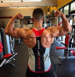 Training Stretchy Quick-Dry Oversized Y-Back Tank Top Large