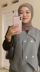 Vest Hijab Wanita Luaran Gamis
