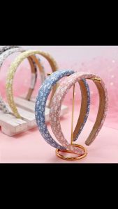 F4 Bando Kain Tebal 1cm Korea Headband Cloud Bunga Lebar Empuk Bandana Lembut Hair Band Korean 032B