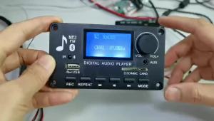 KEBIDU | Handsfree 80W Amplifier DIY MP3 WAV Decoder Board 12V Bluetooth USB FM AUX 3.5mm TF Radio For Car Music Speaker Recording