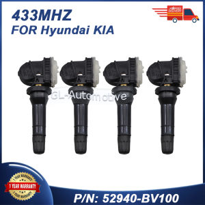 4PCS 433MHZ Car TPMS Tire Pressure Sensor For Hyundai Creta Ioniq 6 Kia EV6 EV9 Niro 52940-BV100 52940-CG100