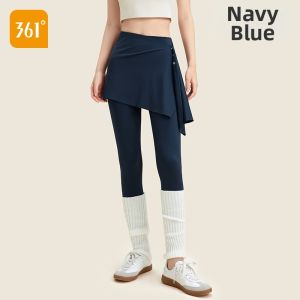 361° | Womens Yoga Trousers with Skirt Cover for Running and Fitness
