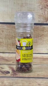 Gia Vị Tiêu Đen & Vỏ Chanh hũ nắp vặn xay 50G – Thơm ngon cho món Steak Salad Hải Sản Món Nướng