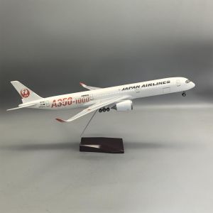 1:157 Scale Plane A350‑1000 Japan Airlines Aircraft Model 47cm Plastic Model Static Airplane With Landing Gear For Collections