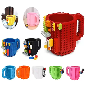 Gelas Blok Lego Anak – Creative Building Block Mug Lucu & Unik Dan Kreatif