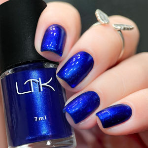 LTK Heartbeat Melody Nail Polish #27 Long-lasting Sparkling Glitter Autumn Winter Collection Quick-drying Versatile Blue Nail Art Set