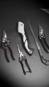 5PCS/SETS Garden Pruning Shears Set Garden ScissorsPremium Plant ShearsChicken Tail Folding Saw