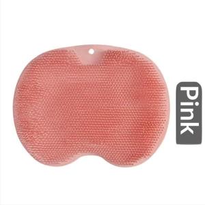 Non-Slip Bathroom Foot Massager Pad Suction Cup Back Scrub Bath Brush for Shower Exfoliation Body Cleansing Use