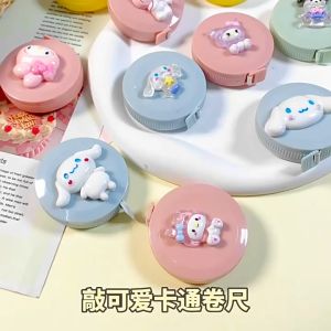 TAIYO Meteran Mini Gulung Karakter Sanrio Otomatis Alat Ukur Meter Jahit 1.5 M Jahit Portable Pocket