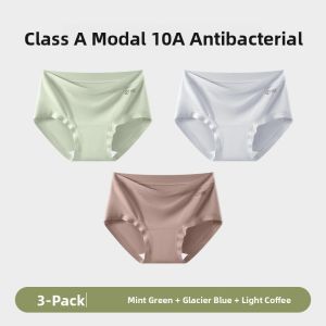 MiiOW | Antibacterial Cat Lady Modal Underwear Thin Triangle Pants Womens Pure Cotton Crotch Seamless Summer Underpants MiiOW 2025 New