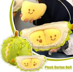 Durian Toy Plush Toy  Boneka Mewah Durian Mainan boleh kupas mainan pelegan tekanan 榴莲玩具可拆开减压玩具