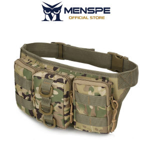 MENSPE Outdoor Waist Bag Men Chest Bag Multifunctional Hiking Bag Waterproof Shoulder Bag Large Capacity Sports Fitness Backpack Casual Bag Camping Bag Climbing Bag