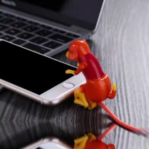 Funny Humping Dog Fast Charger Micro Type-C Charging Cable For iPhone IOS Android Mobile Phone Charger Data Line Prank Gifts