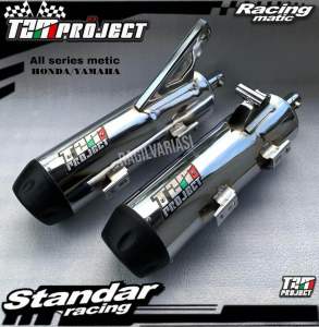 Knalpot TZM project SS PRO Beat fi Beat new Beat karbu Beat esp Beat delux Beat stret Beat pop Beat new Vario 110 Injeks Vario 110 karbu scoopy genio all series HONDA