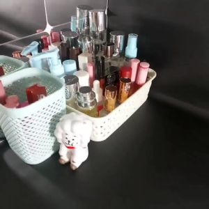 Rak Botol Parfume 50ml 30ml 20ml 10ml Rak Lipstik dan Kutek (10 slot)