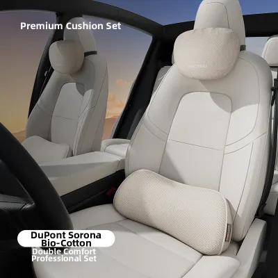 HELLOLEIBOO | Car Seat Lumbar Support Pillow Slim Design