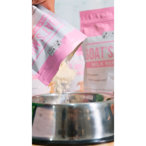 PETSCHOICE - Milk Replacer Prolific Tails Goat’s Milk 200g with probiotics rich in vitamins for Cats Dogs