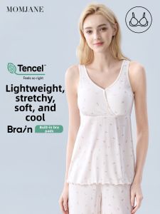 Mom Jane | Breastfeeding Maternity Sleepwear Nursing Concealment Summer Lightweight Chest Pad