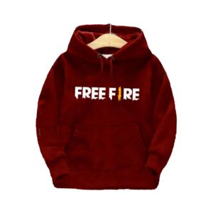 BAJU ANAK JAKET HOODIE ANAK FREE FIRE FF GAMING USIA 6-13TAHUN BAHAN FLEECE PREMIUM