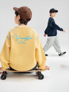 zosee | Áo Hoodie Đa Màu Chữ Cho Bé Trai Vàng Kích Cỡ Trung Bình-Lớn