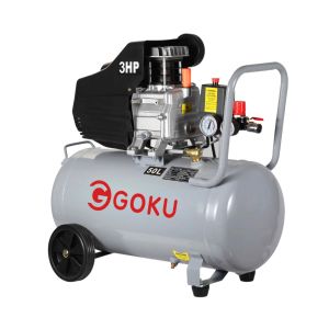 GOKU ปั๊มลมโรตารี่ ขนาด 30 ลิตร ขนาด 50 ลิตร ใช้น้ำมัน งานช่างสีหรือเติมลมรถ สินค้ามาตรฐานราคาถูก นำเข้าจากโรงงาน ใช้กับไฟบ้าน 220V ทนทานต่อการใช้งาน