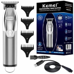 Kemei KM-i32 tóc chuyên nghiệp Clipper có thể sạc được không dây Máy cạo râu máy cắt tóc mạnh mẽ Dao cạo điện