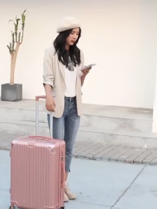 [SG Stocks] Premium Luggage Premium ABS And PC Hardshell Spinner - 20/24/28 Inch Scratch-Resistant Luggage