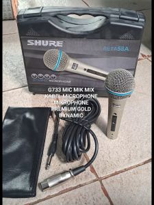 G733 MIC MIK MIX KABEL KARAOKE DYNAMIC MIKROPON MICROPHONE MIKROPHONE MEETING METING CABLE VOKAL AR