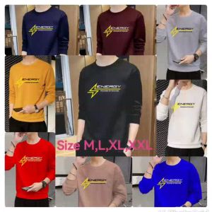 Sale Spesial Sweater Keren Crewneck Elegan Kaos Pria Trendy Sweatshirt Kasual Sweter Cowok Energy