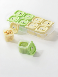 Taoqibaby | Silicone Food Storage Box for Baby Food Freezing & Cooking