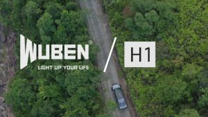 Wuben H1 Headlamp - 1200 Lumens - 125 meters - USB-C Rechargeable -18650 -2600mAh Battery -IP68