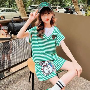 S03-45 Setelan import anak perempuan remaja 12tahun
