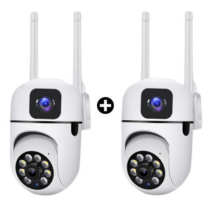 BUY 1 TAKE 1 V380 Pro 5G 8MP Dual Lens Dual Screens Outdoor CCTV Camera no need internet waterproof two-way audio auto tracking night vision new upgrade smart remote surveillance camera 1 YEAR WARRANTY