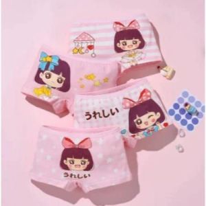 CD ANAK BOXER TERLARIS/CELANA DALAM ANAK PEREMPUAN BAHAN KATUN SUPER LEMBUT