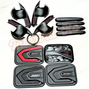 Paket Outer Handle Tank Cover Tutup Bensin Mobil All New Avanza 2012-2021 Hitam