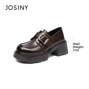 Josiny | Warm Lined Black Loafers