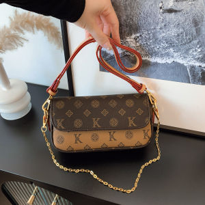 2025 New Summer Small Size Luxury Womens Crossbody Bag Vintage Floral Print Shoulder Bag Soft PU Leather Square Shape Bag