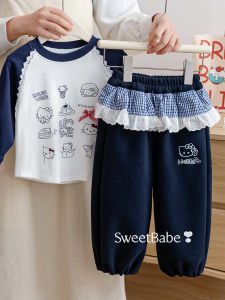 Korean Style Cartoon Girls Outfit Set